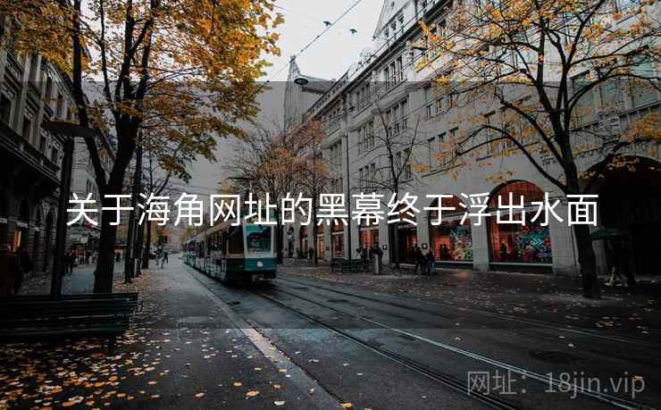 关于海角网址的黑幕终于浮出水面