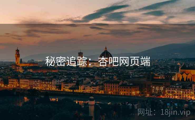 秘密追踪：杏吧网页端