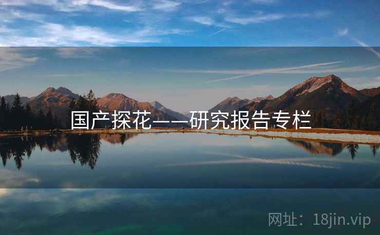 国产探花——研究报告专栏